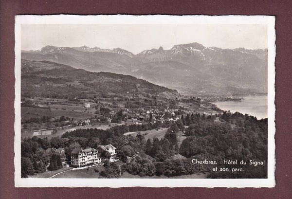 CHEXBRES - Hôtel du Signal et son parc - 1939