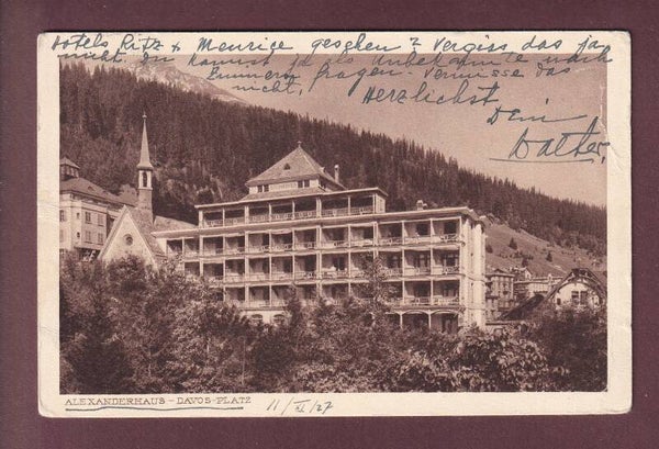 DAVOS-PLATZ - Alexanderhaus - 1927