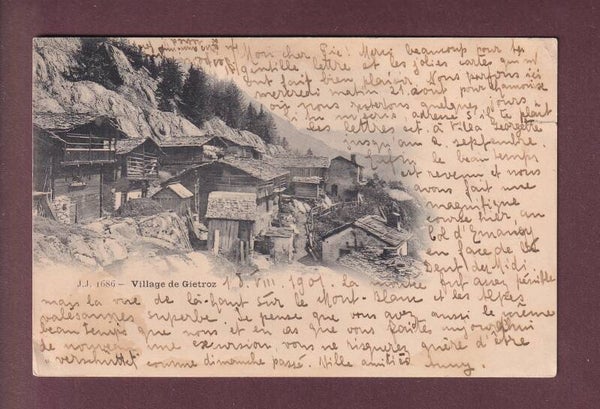 Village de GIETROZ - 1901