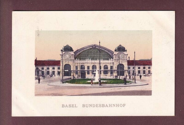BASEL - Bundesbahnhof - 1909