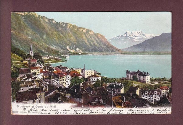 MONTREUX - Dents du Midi - 1907