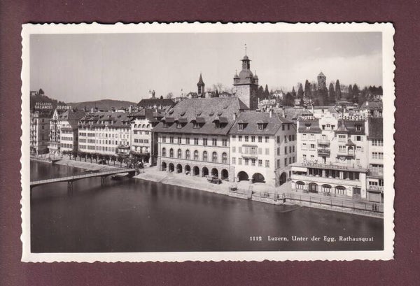 LUZERN - Unter der Egg - Rathausquai - 1945