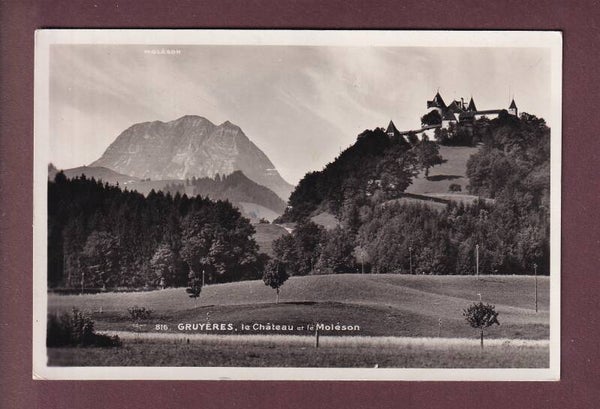 GRUYERES - Château et Moléson