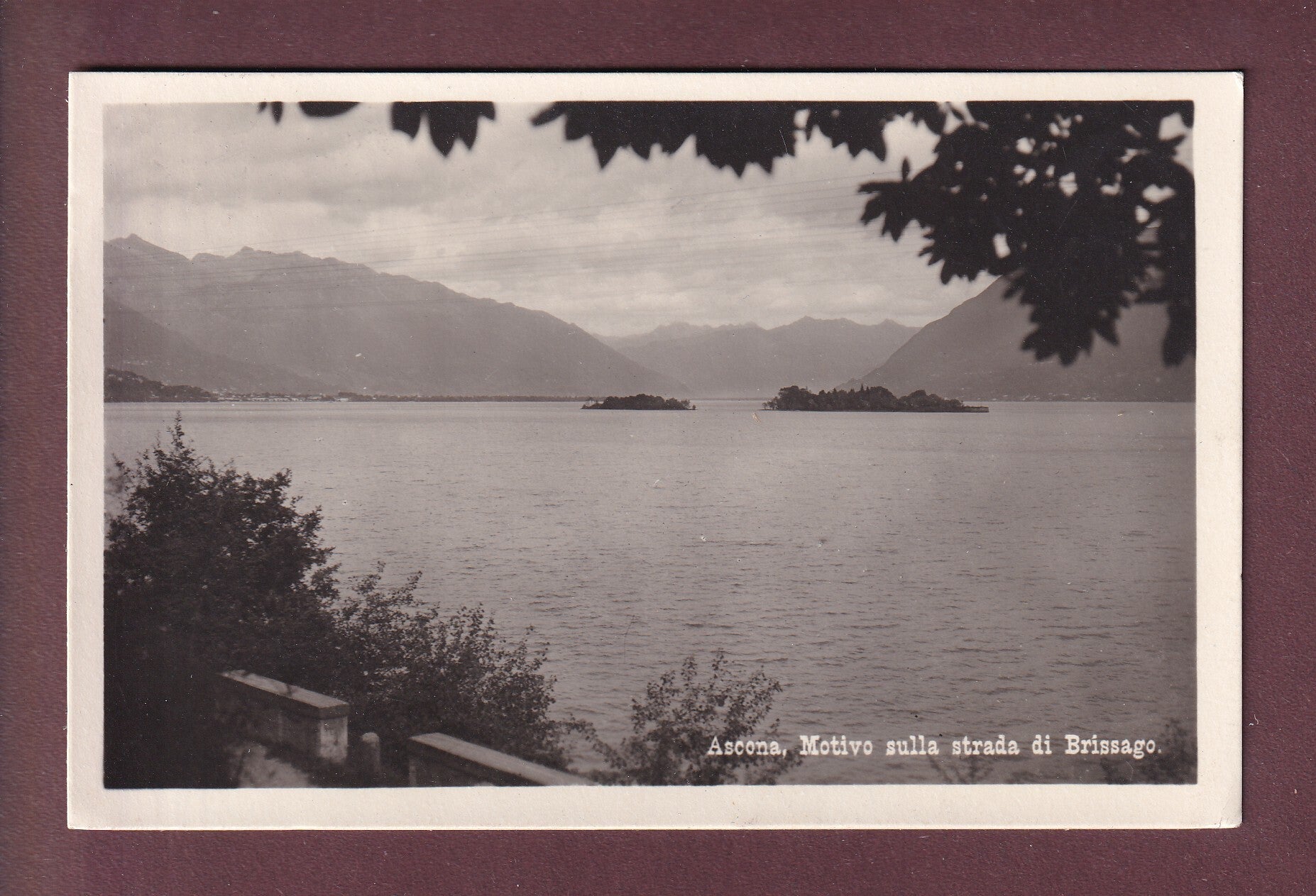 ASCONA - Motivo sulla strada di Brissago - 1927