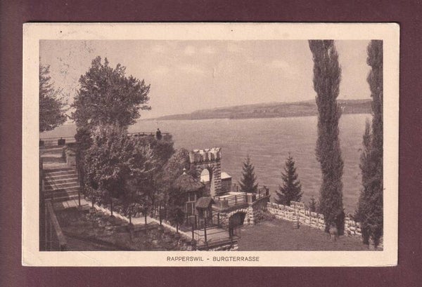 RAPPERSWIL - Burgterrasse - 1913