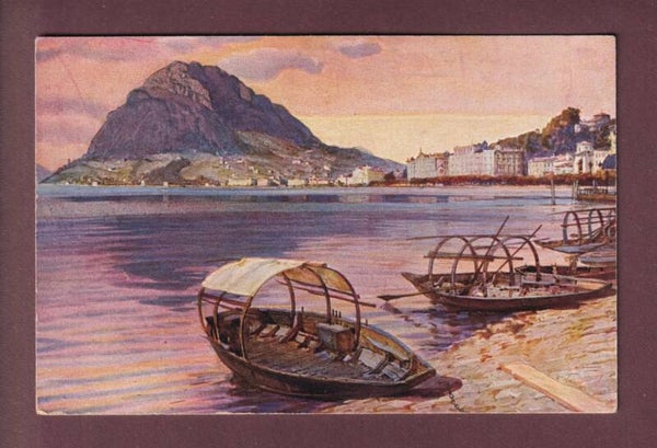 LUGANO - Quai - San Salvatore - 1919