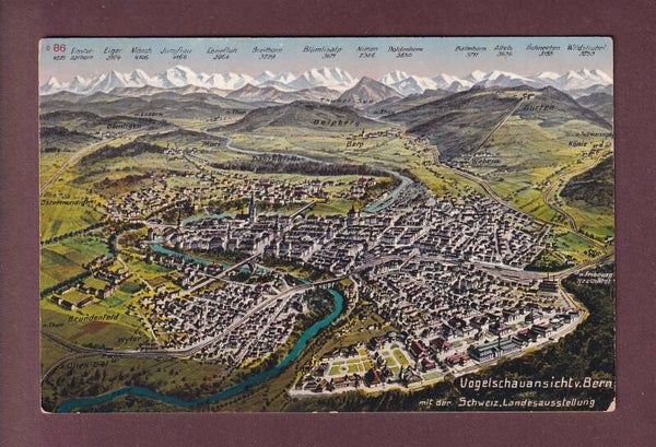 BERN - Vogelschau - 1917