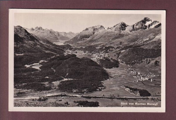 Blick von MUOTTAS MURAIGL - 1943