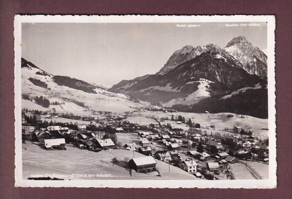 CHÂTEAU D'OEX en hiver - 1962