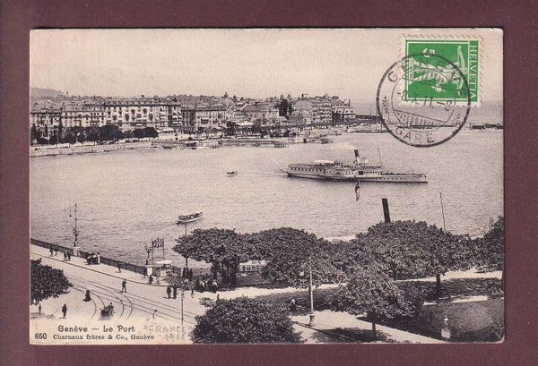 GENEVE - Bateau CGN France - 1911