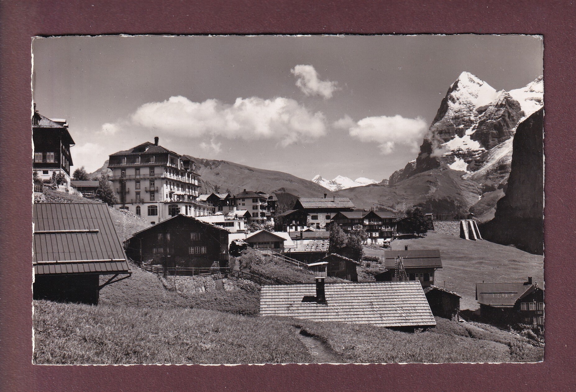MÜRREN - Teilansicht - Eiger - 1959