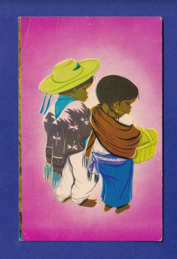 ENFANT - Mexique - Mexican Regional guys // pli d'angle et petit trou //