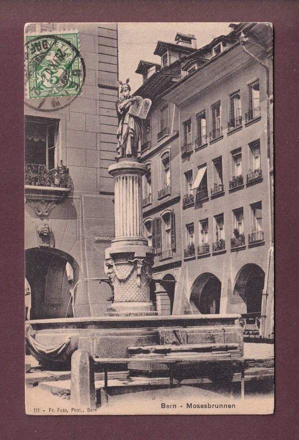 BERN - Mosesbrunnen - 1907