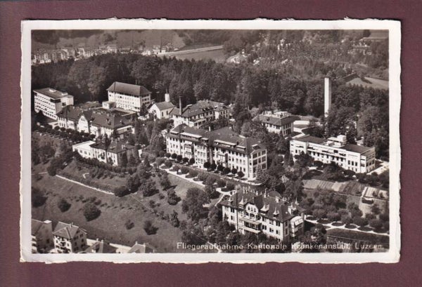 LUZERN - Krankeninstitut - Fliegeraufnahme - 1938