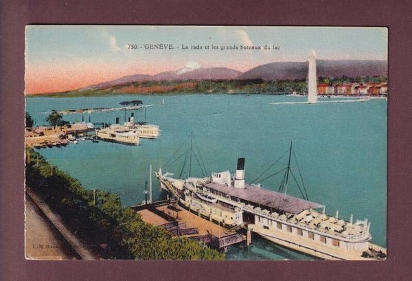 GENEVE - Rade - Bateau CGN