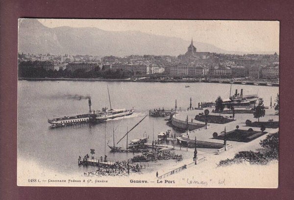GENEVE - Rade - Bateau CGN LEMAN