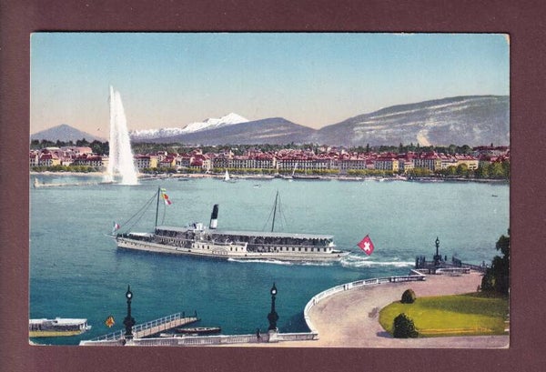 GENEVE - Rade - Bateau CGN GENEVE