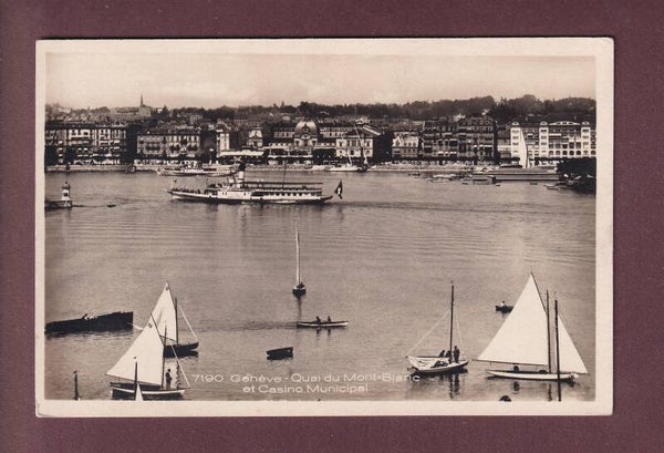 GENEVE - Rade - Bateau CGN GENERAL DUFOUR
