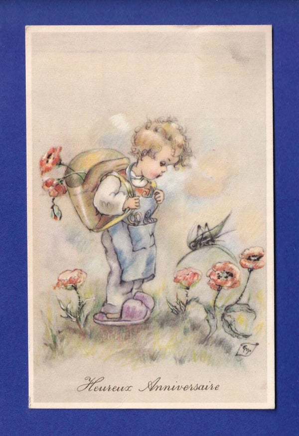 ENFANT - A la cueuillette des coquelicots // pli //