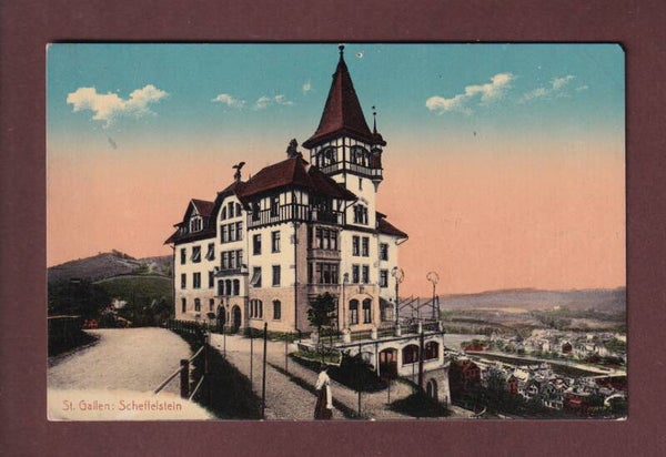 ST. GALLEN - Scheffelstein - 1910 // kleines Loch //