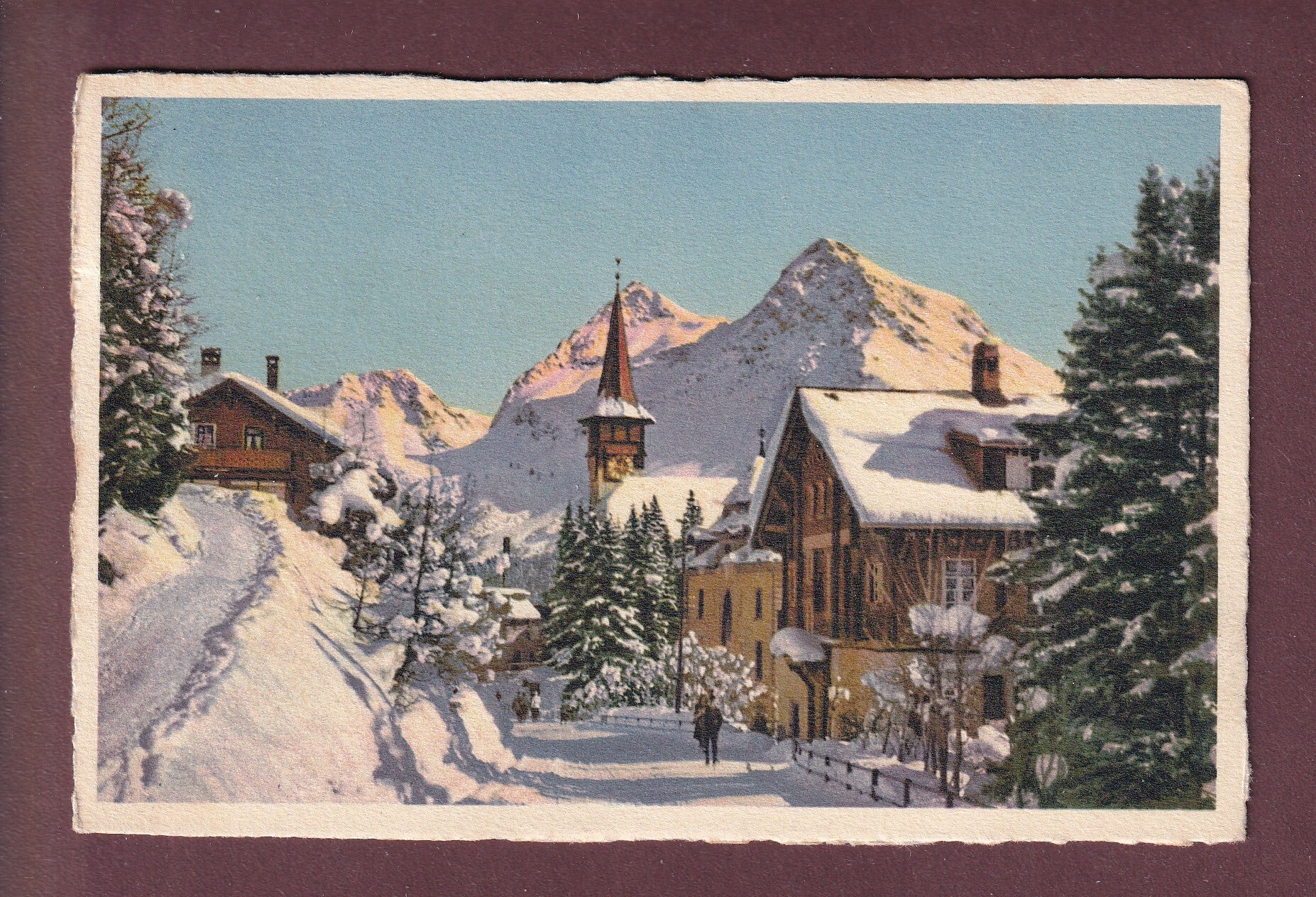 AROSA unter Schnee - Kirche