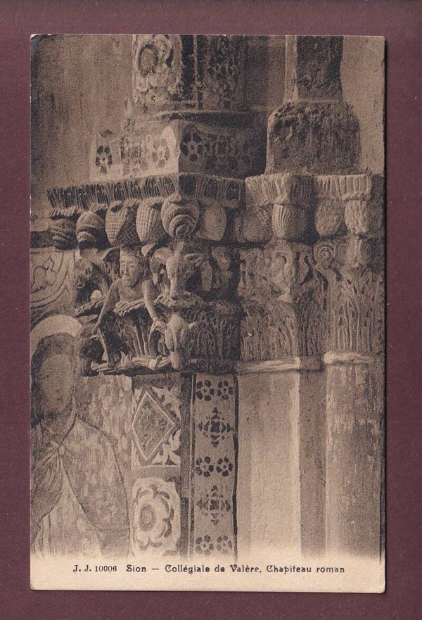 SION - Valère - Chapiteau roman