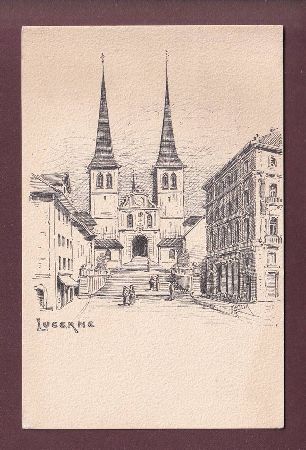 LUCERNE - Hofkirche - Vouga
