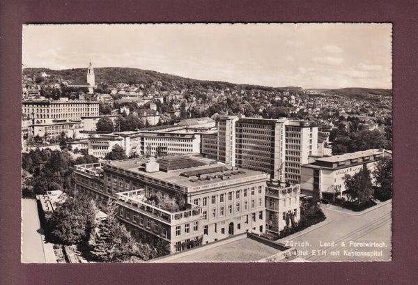 ZÜRICH - Institut ETH - Kantonsspital 1954 // Loch + Riss //