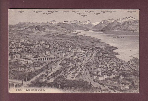 LAUSANNE et le Léman - 1910