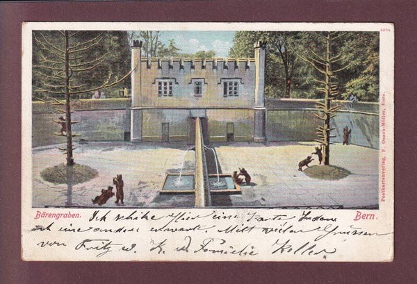 BERN - Bärengraben - 1903