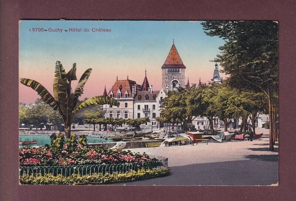 LAUSANNE - Ouchy - Le Château - 1908