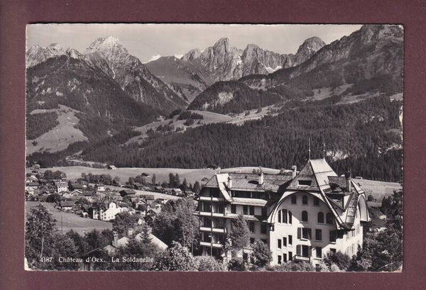 CHÂTEAU D'OEX - La Soldanelle - 1963