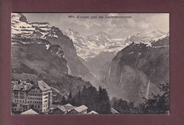 WENGEN - Lauterbrunnental - 1912