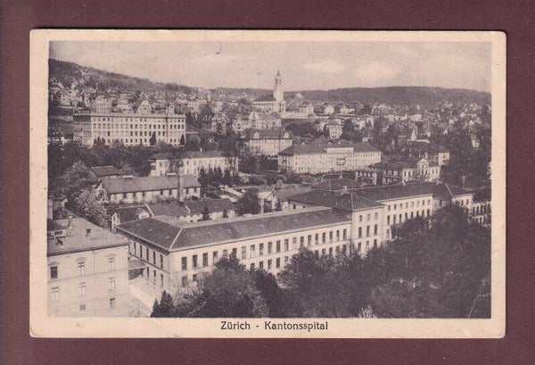 ZÜRICH - Kantonsspital - 1928 // Falten //