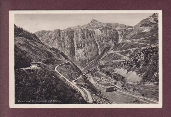 FURKA und GRIMSELSTRASSE - Gletsch - 1936