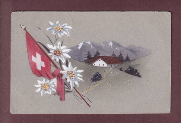 SCHWEIZ / SUISSE et Edelweiss - 1917