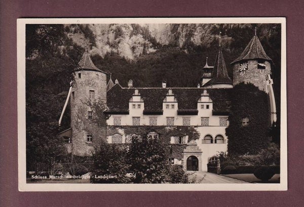 SCHLOSS MARSCHLINS bei Igis-Landquart - 1939
