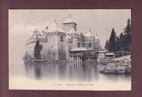 Château de CHILLON en hiver - 1906