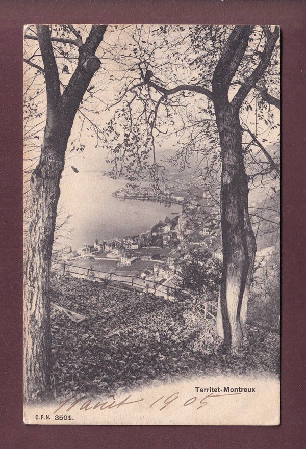 TERRITET-MONTREUX - 1905 CPN