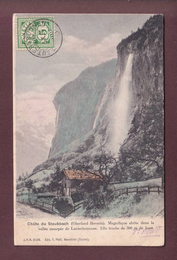 Chute du STAUBBACH - 1904