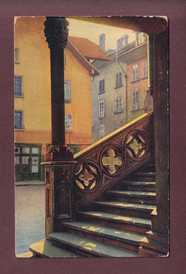 BERN - Rathaus - Studie - 1921 Mischfrankatur Tell