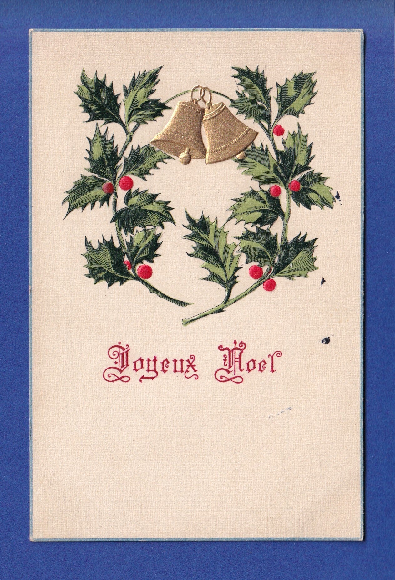 NOËL - Cloches - Houx
