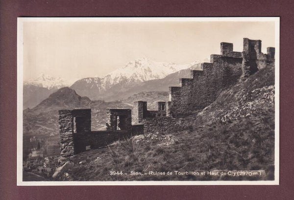 SION - Ruines de Tourbillon - Haut de Cry