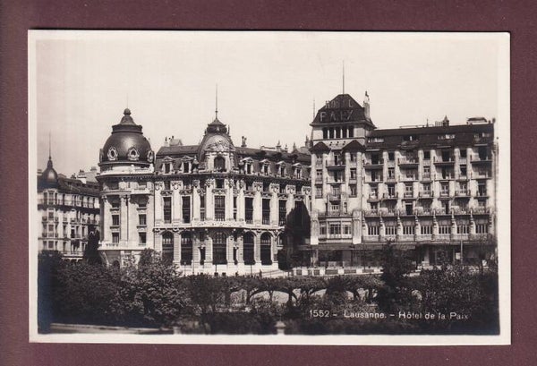 LAUSANNE - Hôtel de la Paix - Crédit Suisse