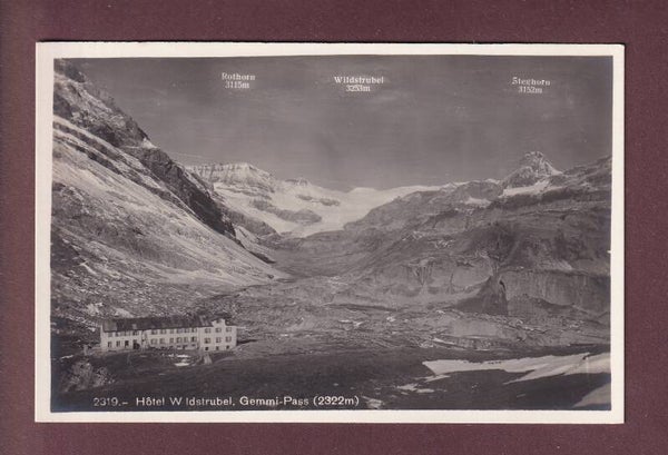GEMMI-PASS - Hôtel Wildstrubel
