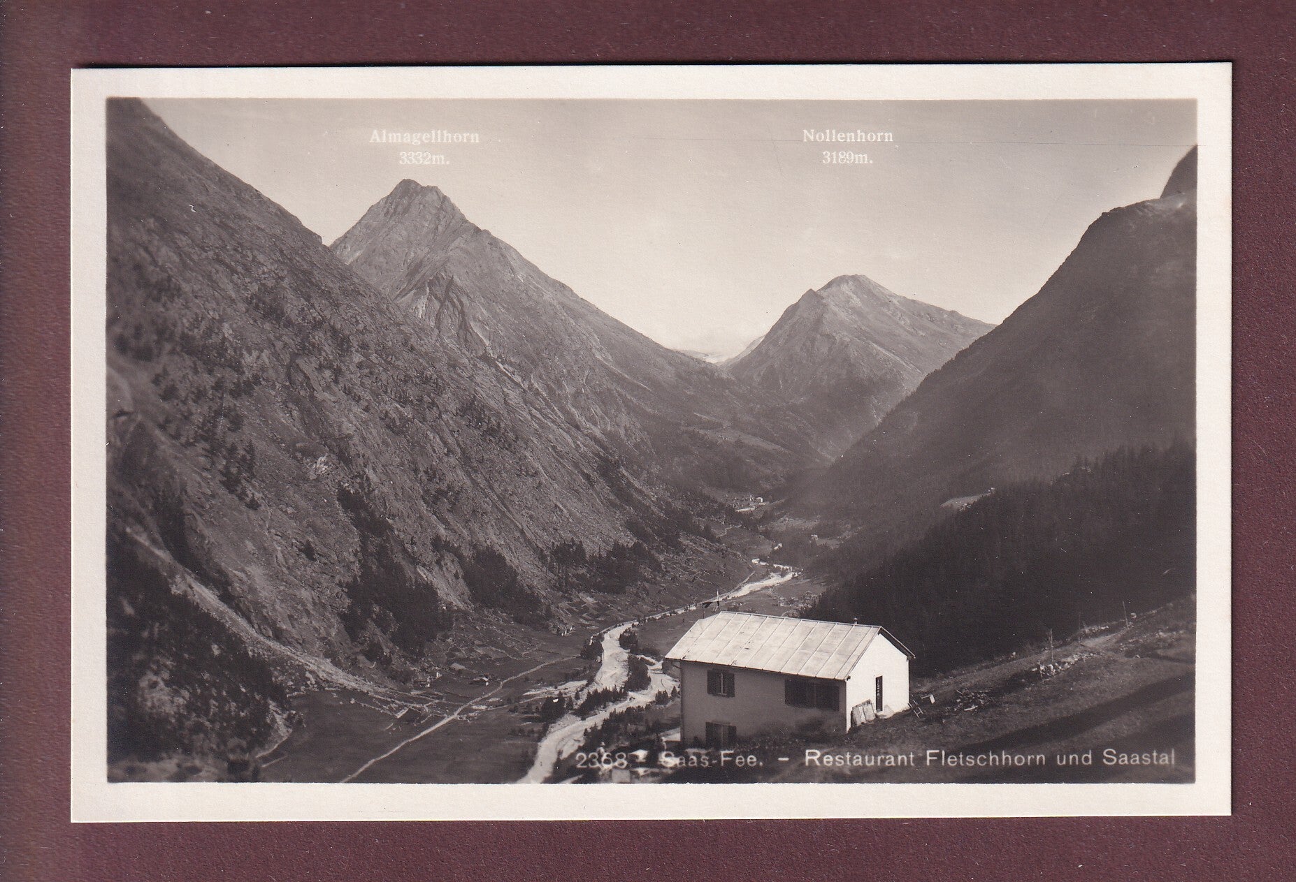 SAAS-FEE - Restaurant Fletschhorn - Saastal