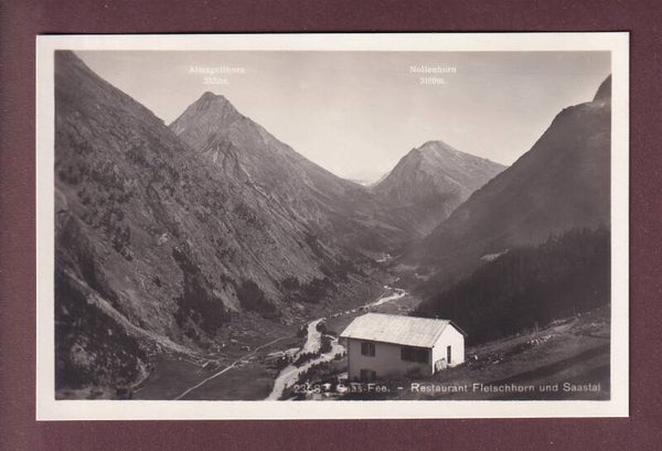SAAS-FEE - Restaurant Fletschhorn - Saastal