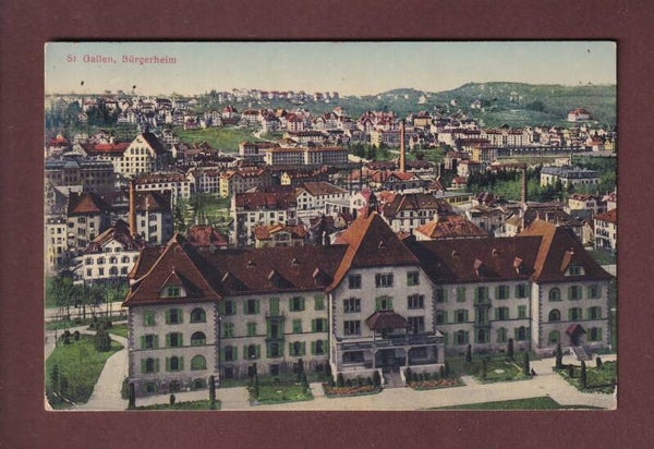ST. GALLEN - Bürgerheim - 1916 // Eckbug //