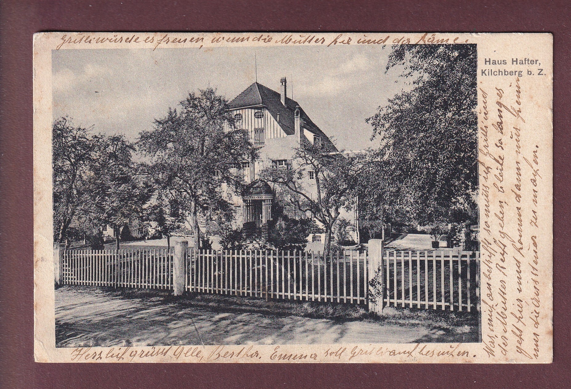 KILCHBERG - Haus Hafter - 1910