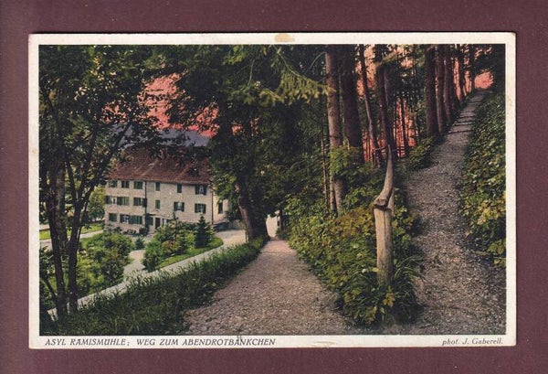 ASYL RÄMISMÜHLE - Weg zum Adendrotbänkchen - 1948